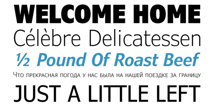 Шрифт Verdana Pro