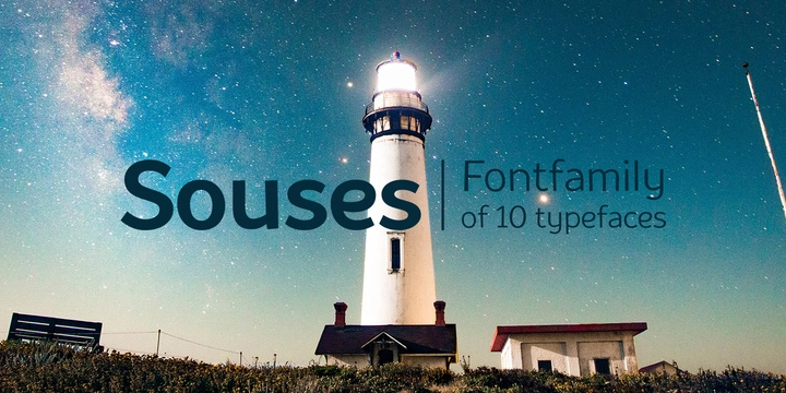 Шрифт Souses 