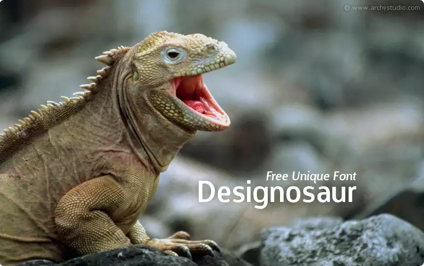Шрифт Designosaur