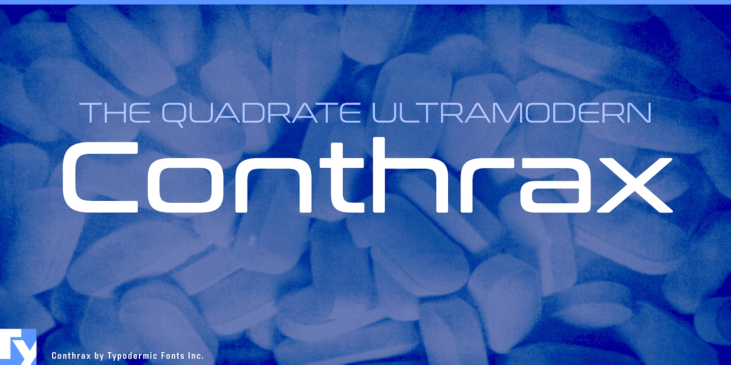 Шрифт Conthrax SemiBold