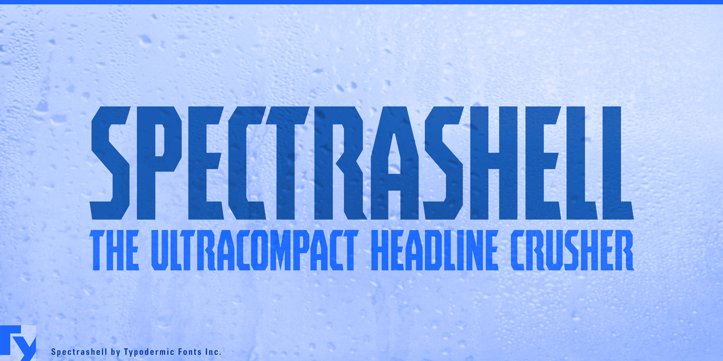 Шрифт Spectrashell