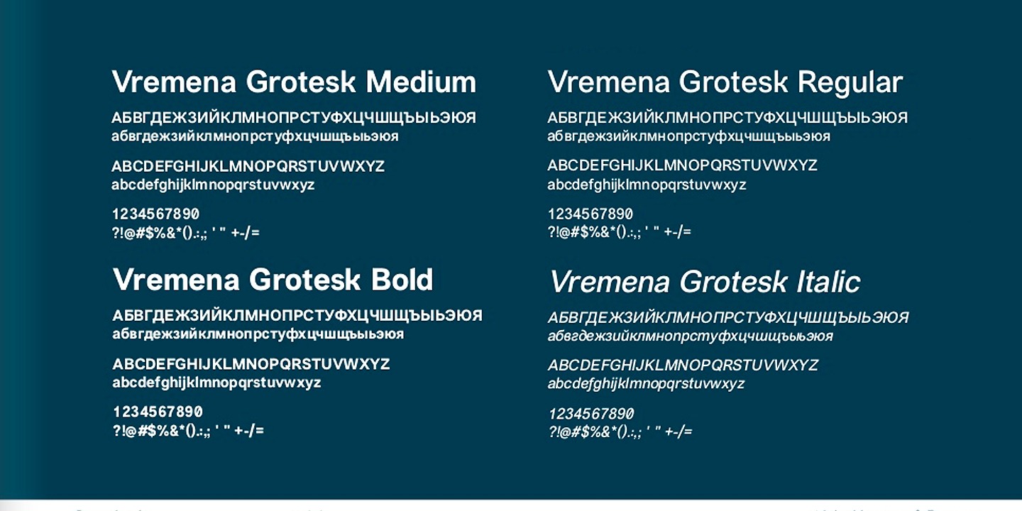 Vremena Grotesk