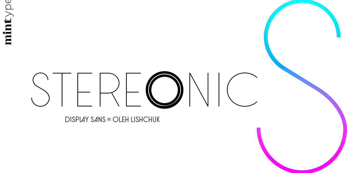 Шрифт Stereonic XS