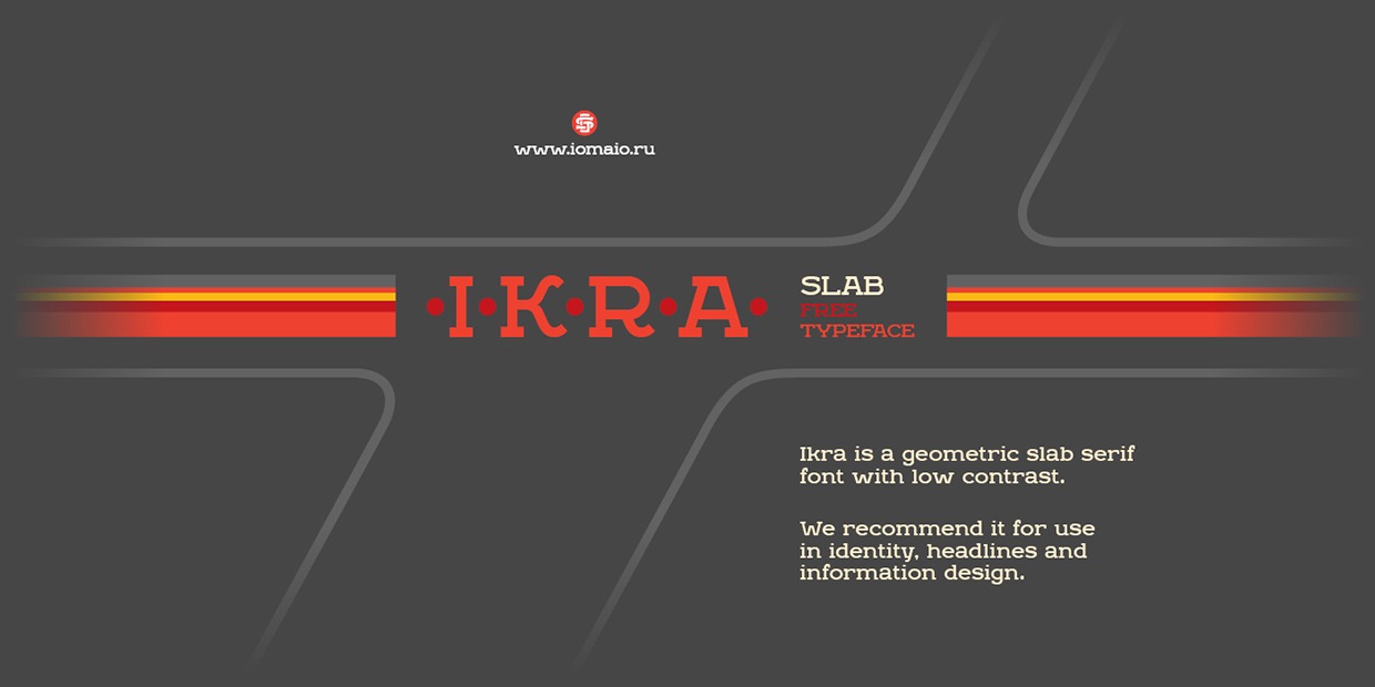 Шрифт Ikra Slab