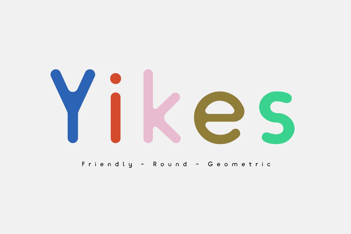Шрифт Yikes