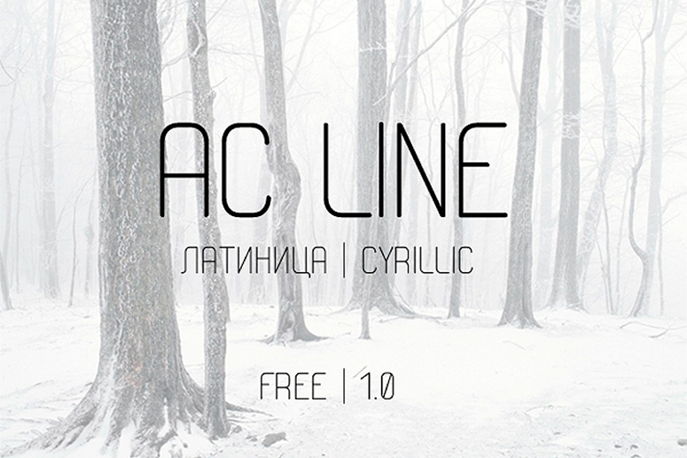 Шрифт AC Line