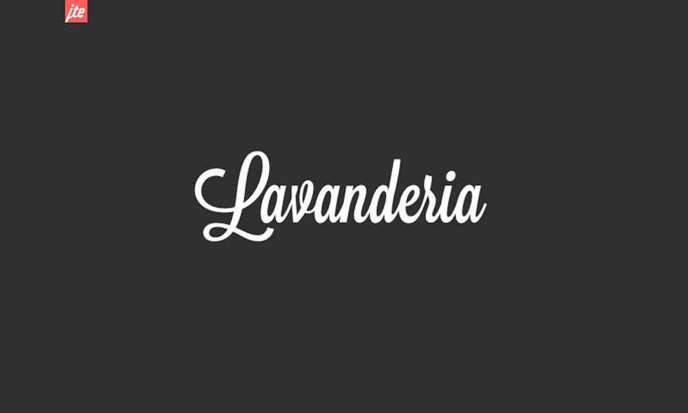 Шрифт Lavanderia