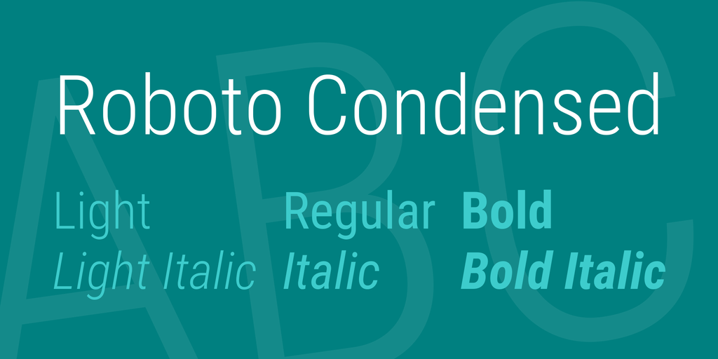 Roboto Condensed