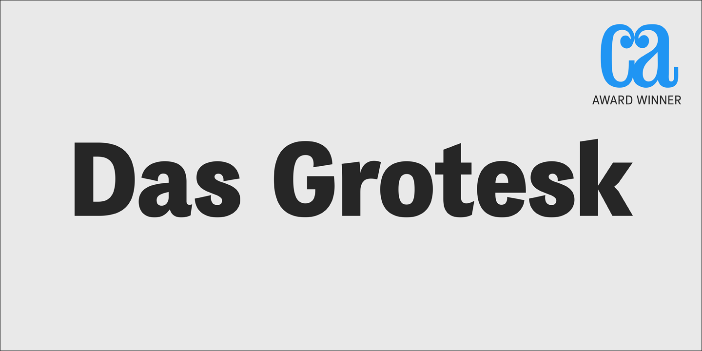 Шрифт PF Das Grotesk Pro