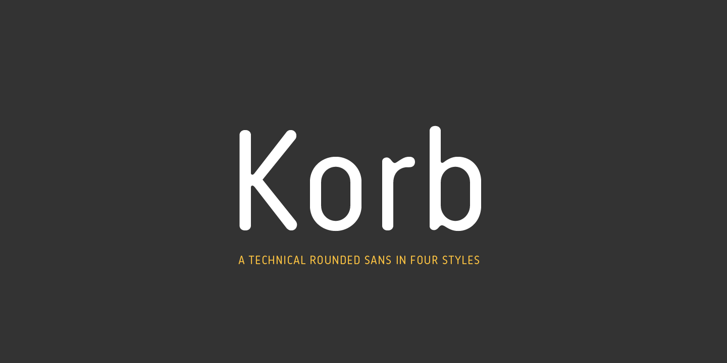 Шрифт Korb