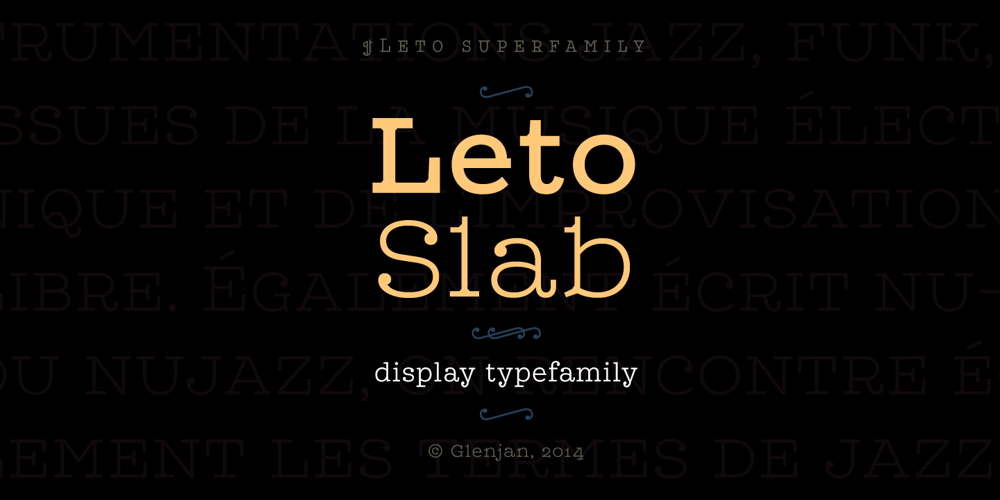 Шрифт Leto Slab