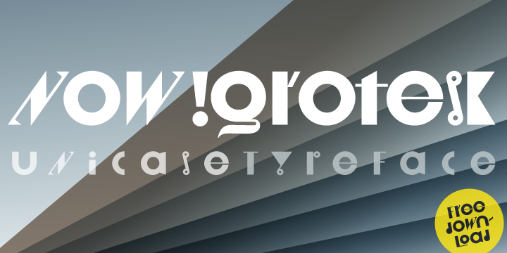 Шрифт Now Grotesk