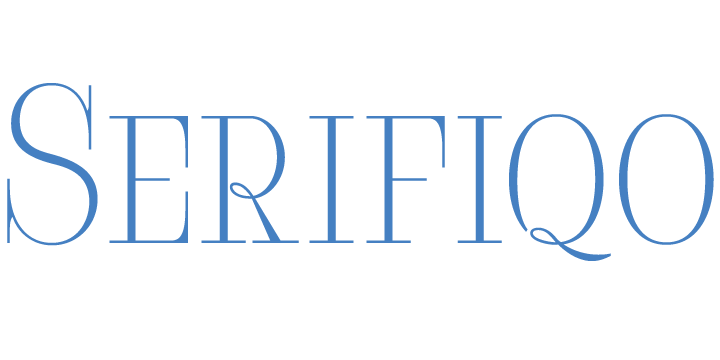 Шрифт Serifiqo 4F Free Capitals