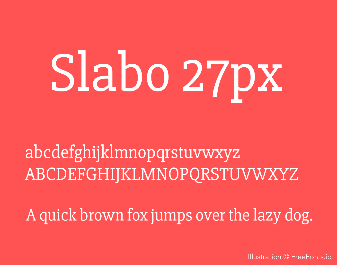 Шрифт Slabo 27px