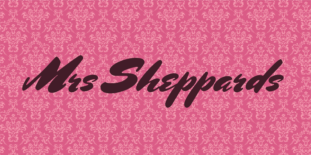 Шрифт Mrs Sheppards