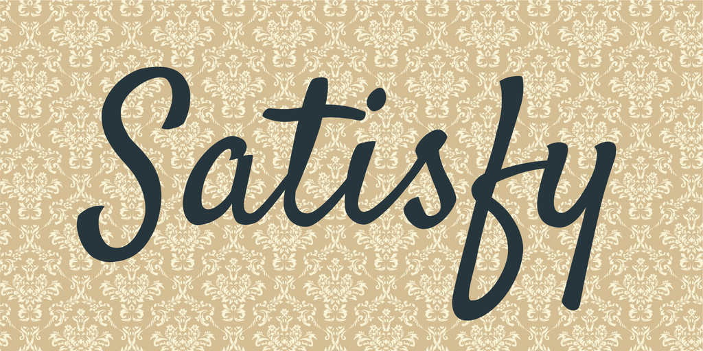 Шрифт Satisfy