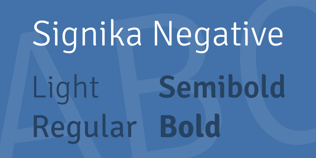 Signika Negative