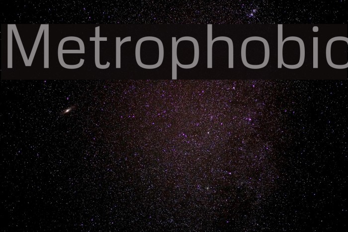 Шрифт Metrophobic