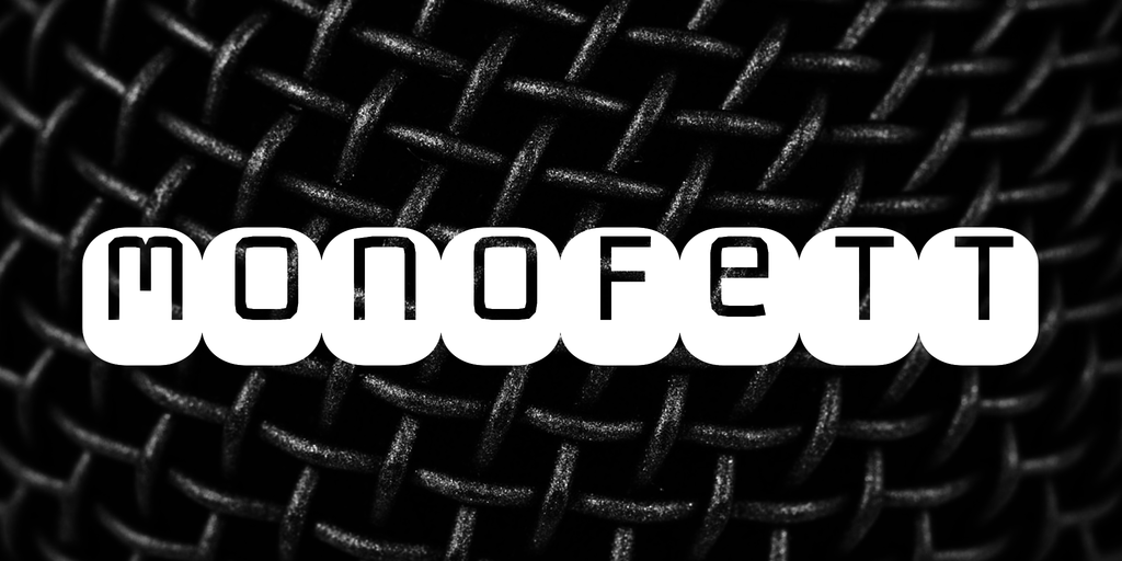 Шрифт Monofett
