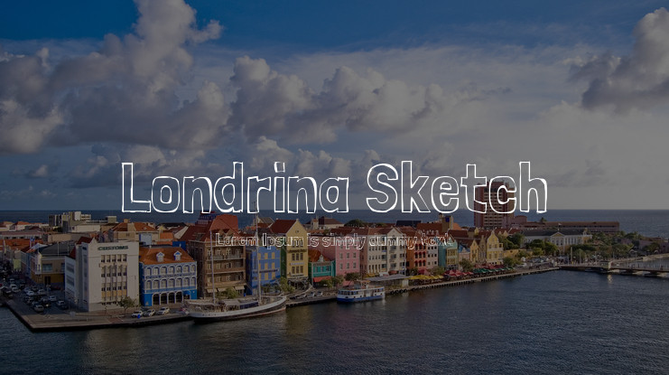Шрифт Londrina Sketch