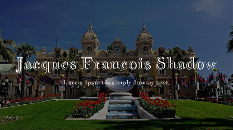 Шрифт Jacques Francois Shadow