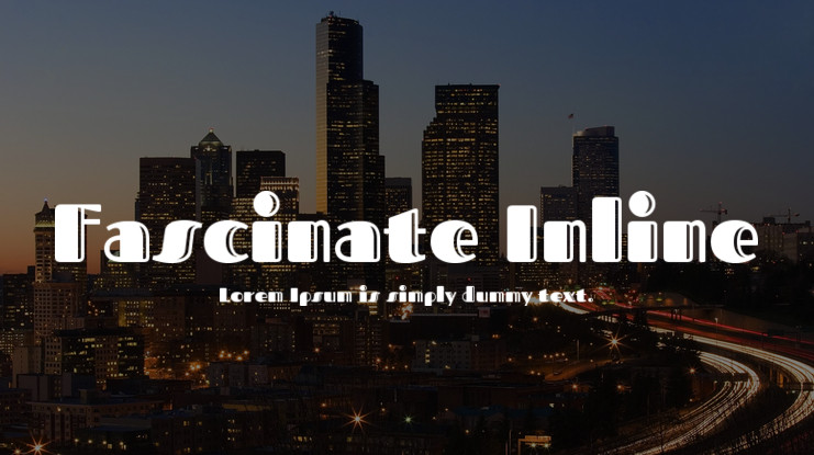 Шрифт Fascinate Inline