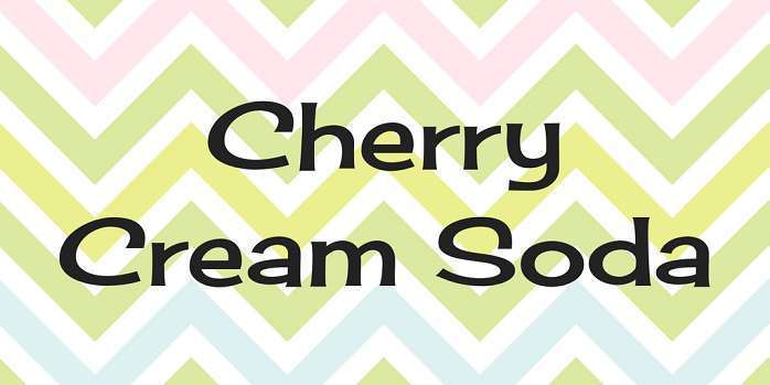 Шрифт Cherry Cream Soda