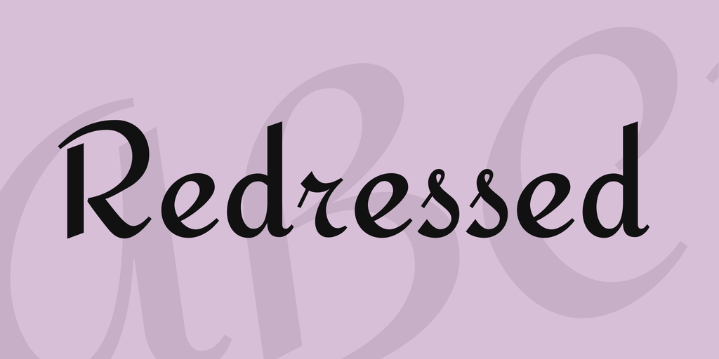 Шрифт Redressed