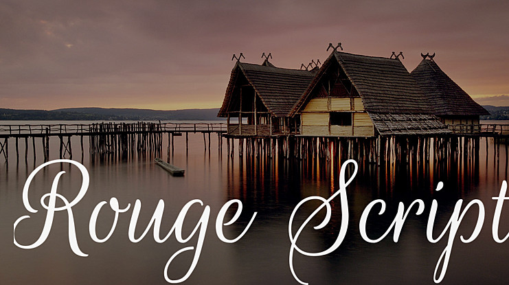 Шрифт Rouge Script