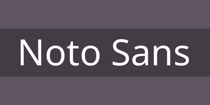 Noto Sans HK