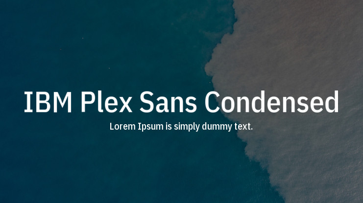 IBM Plex Sans Condensed