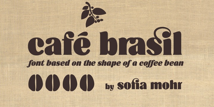 Шрифт Cafe Brasil