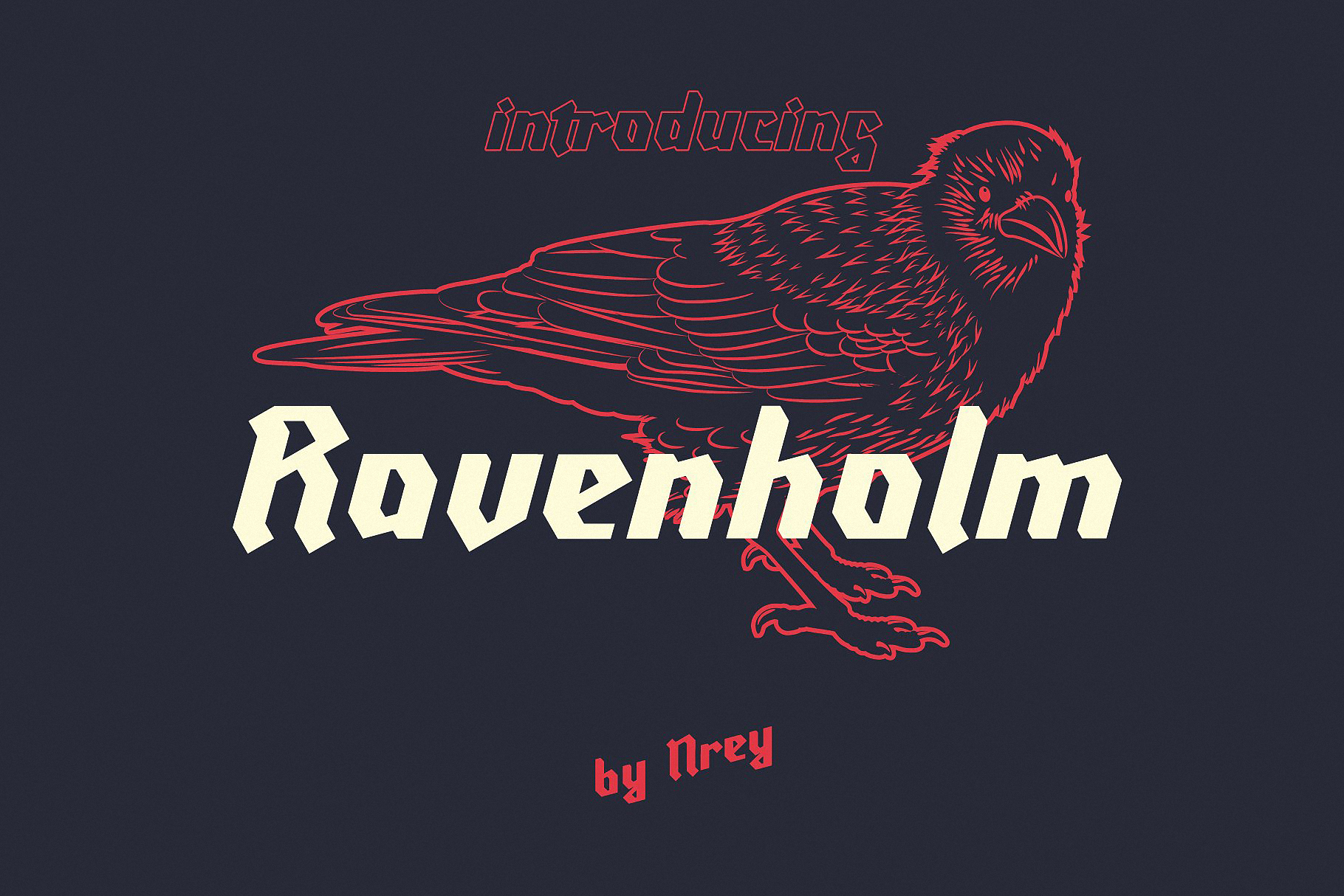 Шрифт Ravenholm