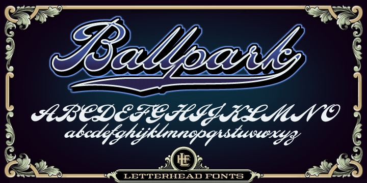 Шрифт LHF Ballpark
