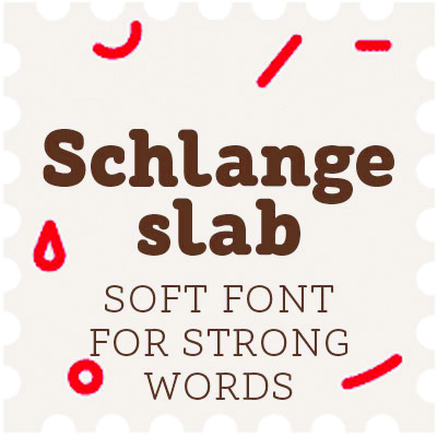 Шрифт ALS Schlange Slab