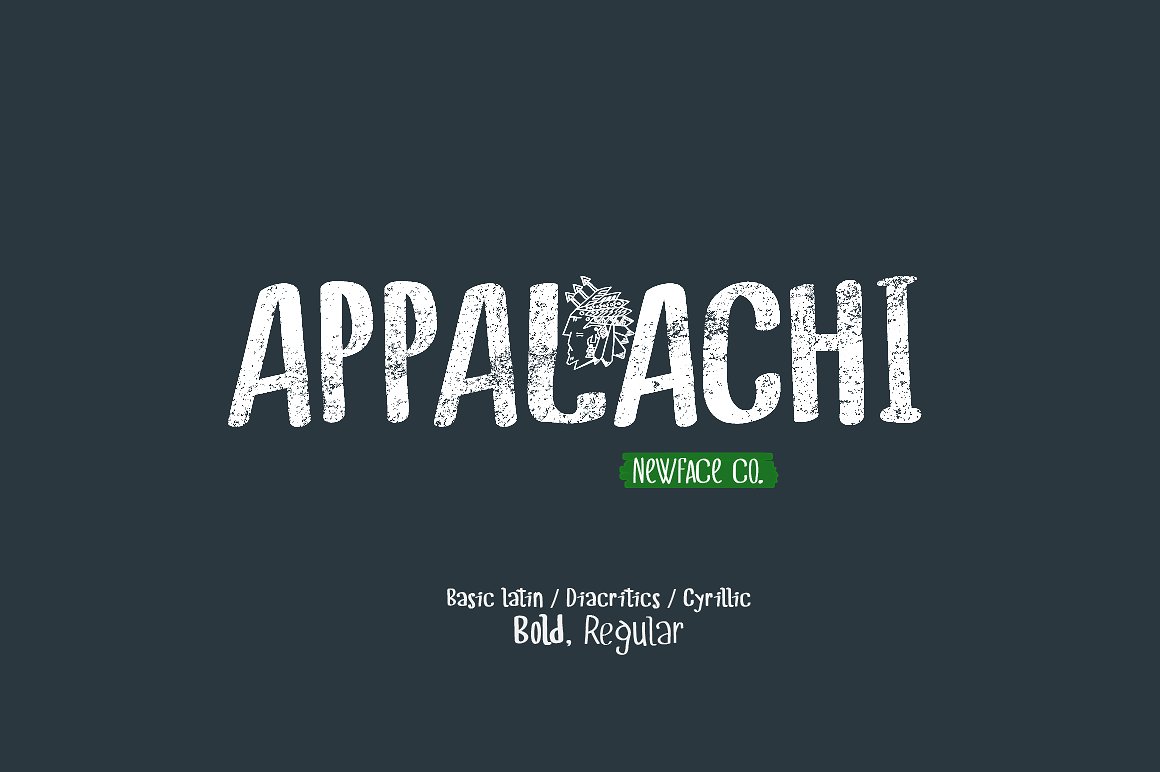 Шрифт Appalachi