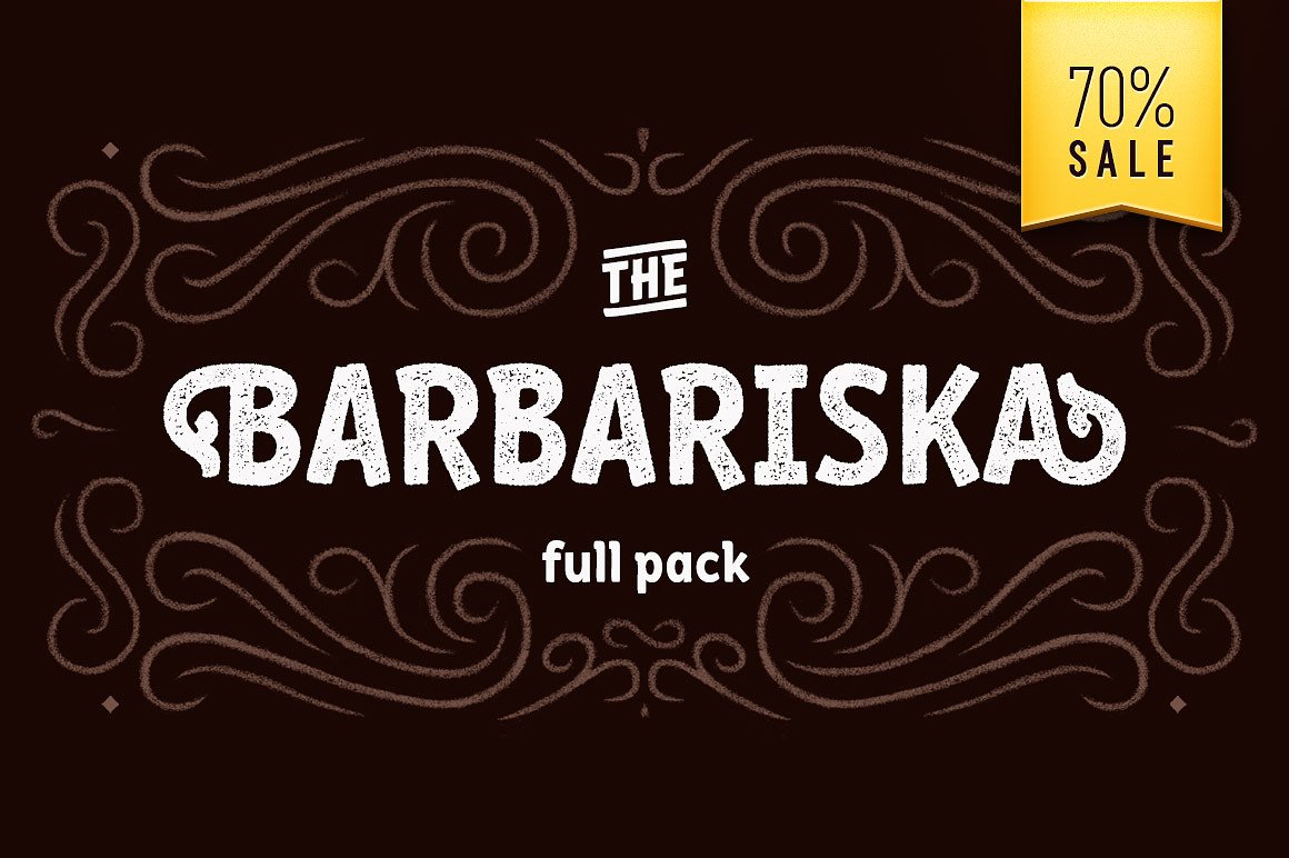 Шрифт Barbariska