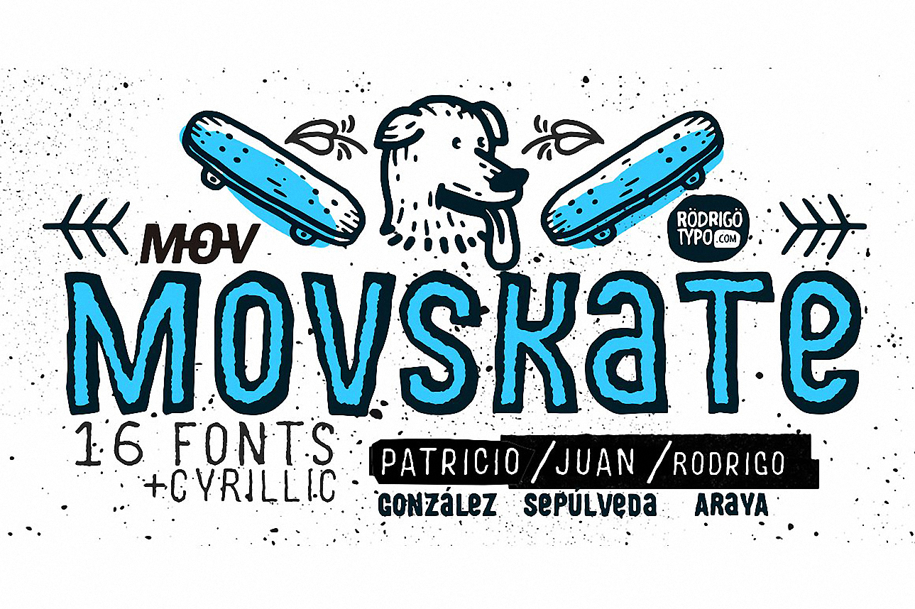 Шрифт MOVSKATE