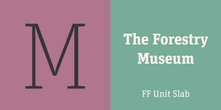 Шрифт FF Unit Slab Pro