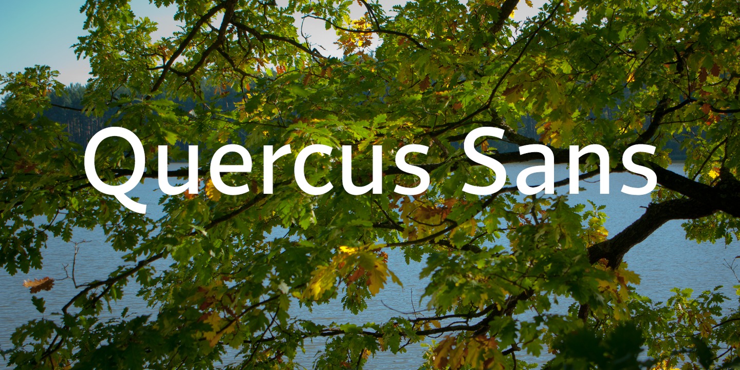 Шрифт Quercus Sans