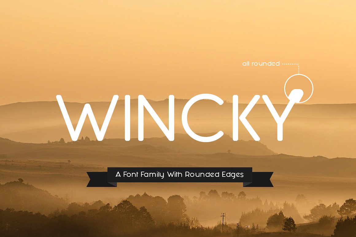 Шрифт Wincky
