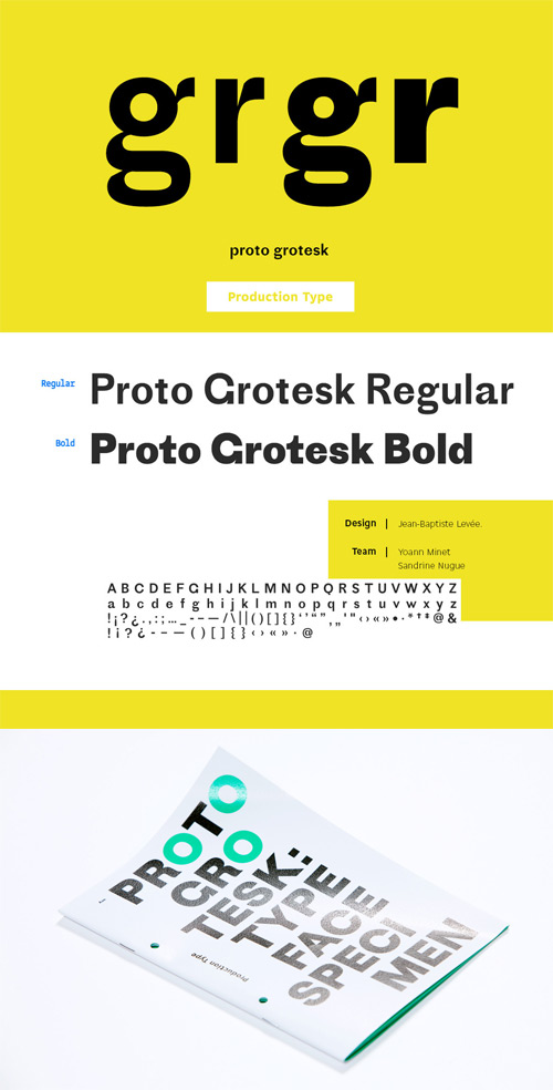 Шрифт Proto Grotesk