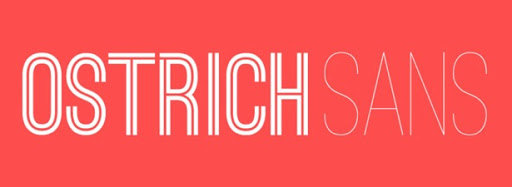 Шрифт OSTRICH SANS