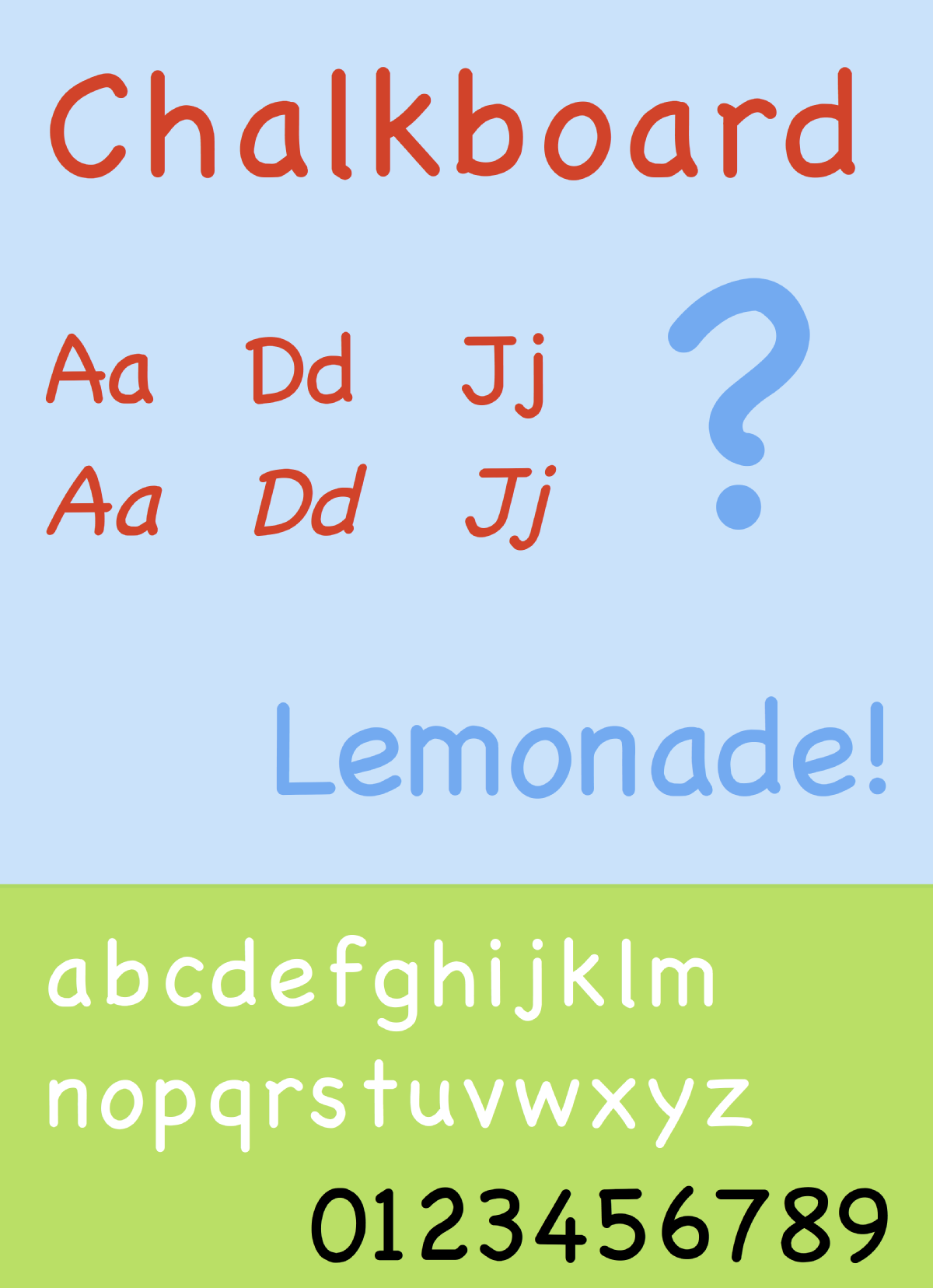 Шрифт Chalkboard SE