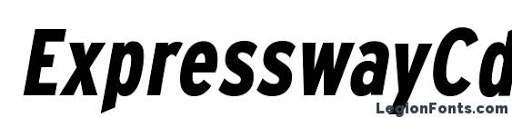 Шрифт Expressway Cd
