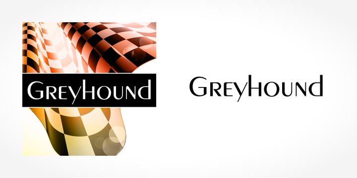 Шрифт Greyhound