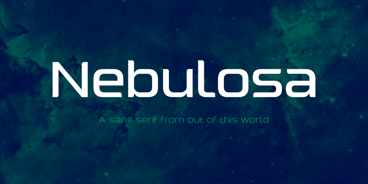 Шрифт Nebulosa