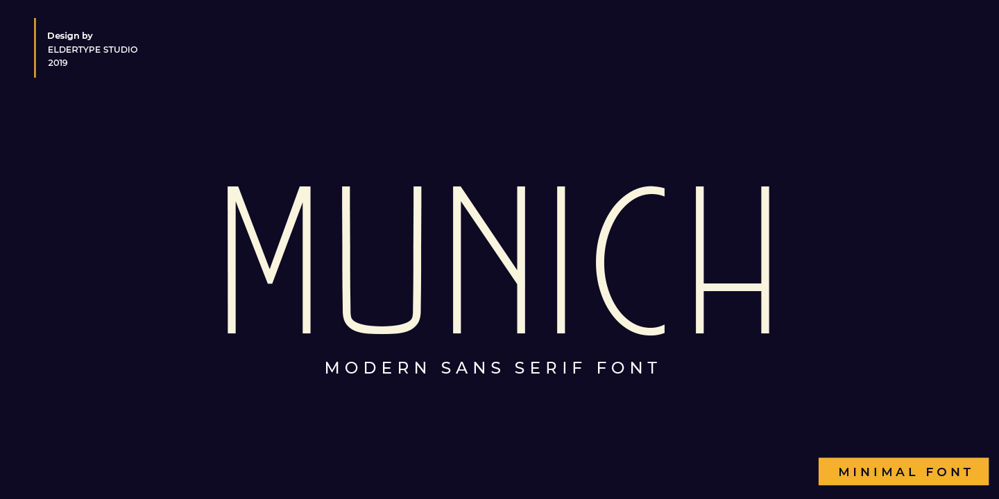 Шрифт MUNICH SANS
