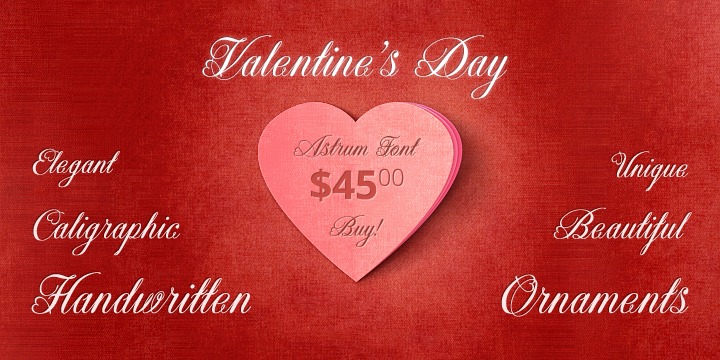 Шрифт Astrum Heart