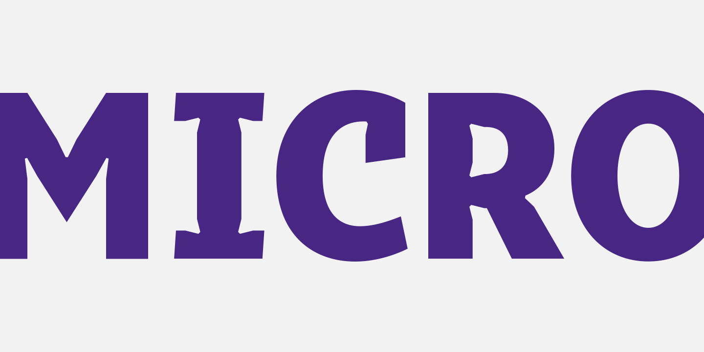 Шрифт Tabac Micro